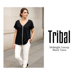 🤗Tribal Black Short Sleeve Top/Embellishment/free Gift/Silver